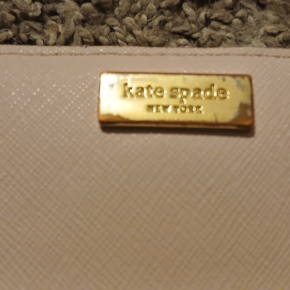 Kate Spade New York Blush Pink Saffiano Leather Long Wallet Card Holder - Picture 2 of 10